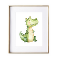 Load image into Gallery viewer, Alligator Waddle Art Print