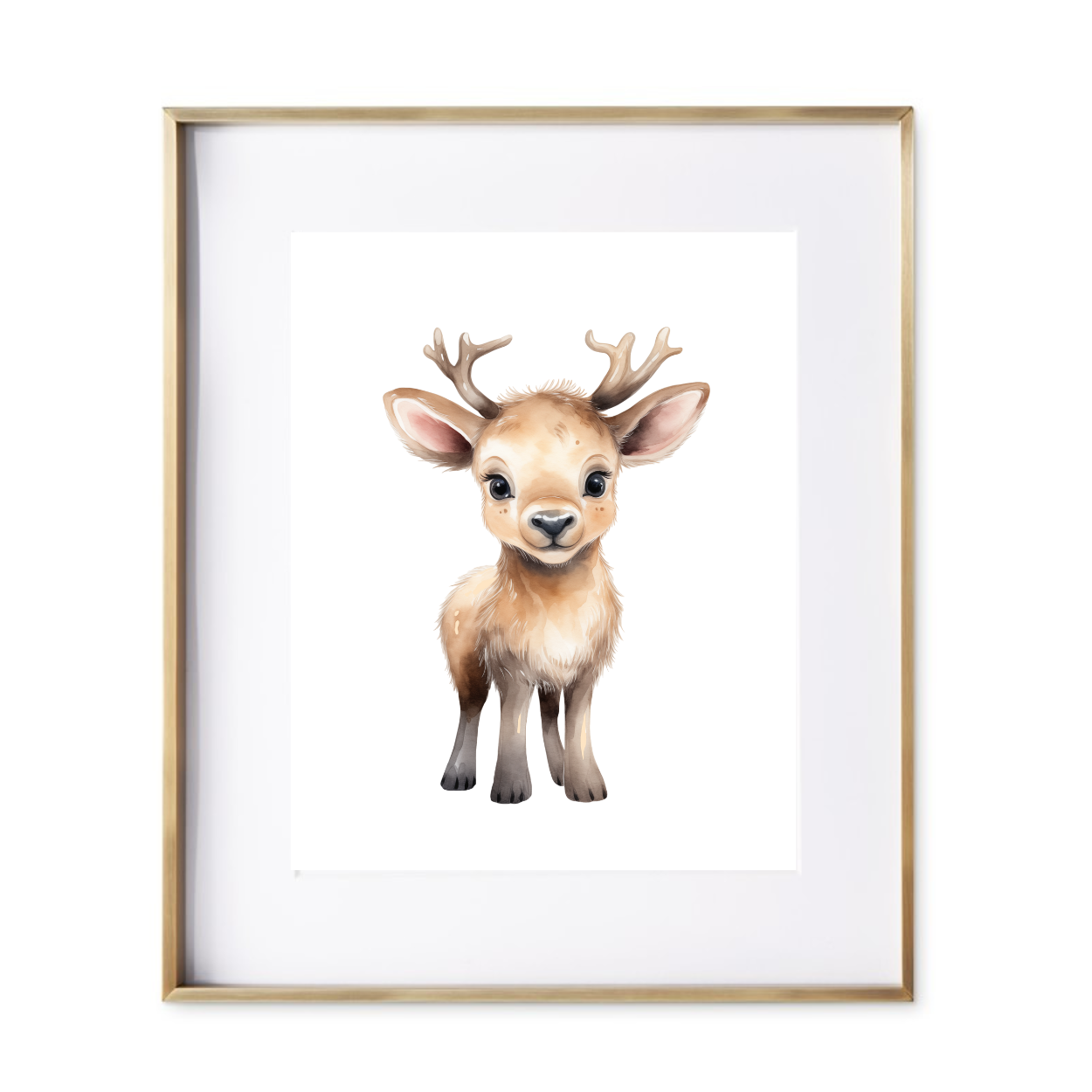 Baby Reindeer Art Print