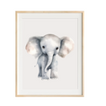 Load image into Gallery viewer, Baby Elephant nursery art