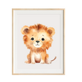 Load image into Gallery viewer, Baby Lion nursery art