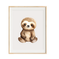 Load image into Gallery viewer, Baby Sloth nursery art