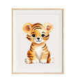 Load image into Gallery viewer, Baby Tiger nursery art