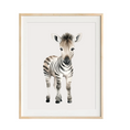 Load image into Gallery viewer, Baby Zebra nursery art