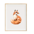 Load image into Gallery viewer, baby fox nursery art