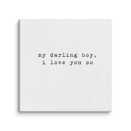 Darling Boy Canvas Art