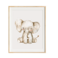 Load image into Gallery viewer, baby elephant nursery art