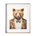Load image into Gallery viewer, Gentleman Grizzly Art Print