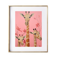 Load image into Gallery viewer, giraffe nursery art- girls' room art