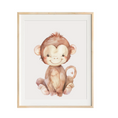 Load image into Gallery viewer, monkey nursery art