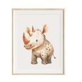 Load image into Gallery viewer, rhino nursery art