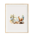 Load image into Gallery viewer, squirrel nursery art