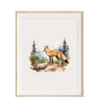 Load image into Gallery viewer, fox nursery art