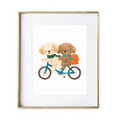 Load image into Gallery viewer, Tandem Tail- Waggers Art Print