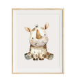 Load image into Gallery viewer, rhino nursery art