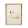 Load image into Gallery viewer, Vintage Swan a vintage-inspired nursery art print