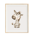 Load image into Gallery viewer, zebra nursery art