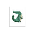 Load image into Gallery viewer, Crocodile Charm Art Print