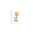 Load image into Gallery viewer, giraffe baby animals art print