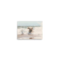Load image into Gallery viewer, Dog Chasing Waves Art Print