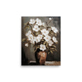 Load image into Gallery viewer, White florals Vintage-Inspired Art Print