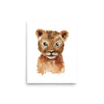 Load image into Gallery viewer, lion cub baby room art