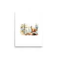 Load image into Gallery viewer, wood baby room art fox