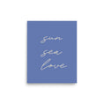 Load image into Gallery viewer, Sun Sea Love Print