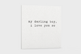 Load image into Gallery viewer, Darling Boy Canvas Art