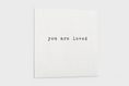 Load image into Gallery viewer, You Are Loved Canvas Art