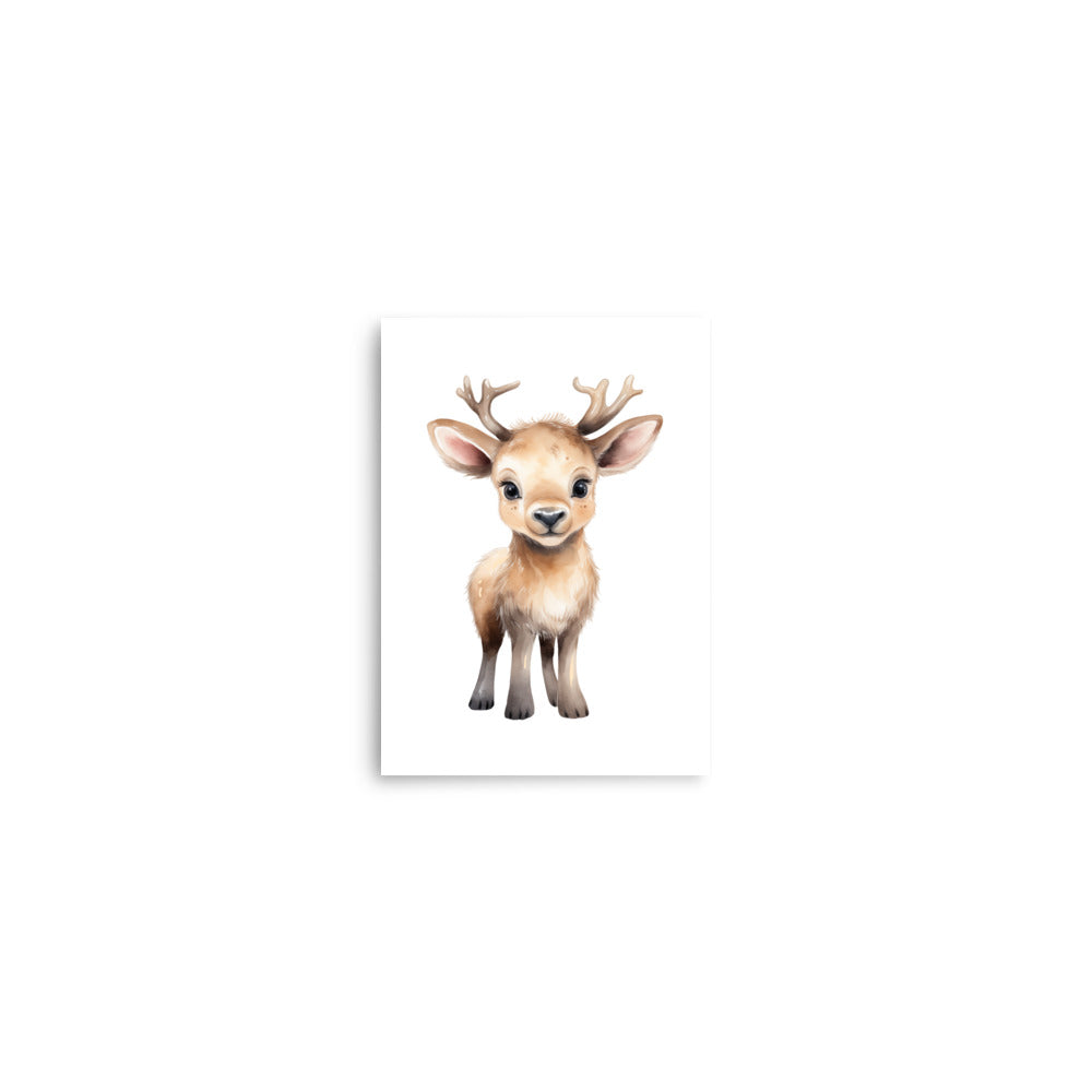 Baby Reindeer Art Print