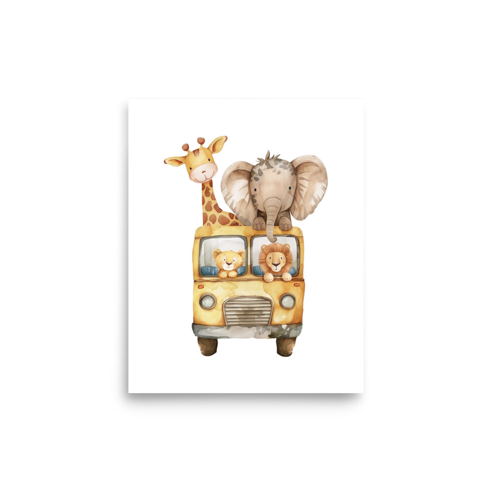 Jungle Safari Art Print