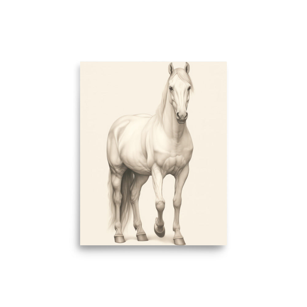 Vintage Horse Print nursery print